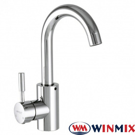 Смеситель для умывальника WINMIX Sus-011B, Польша (хромированный, нержавеющая сталь)