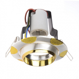 Поворотный точечный светильник Brille 60W RO-50 Золотистый 161246