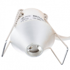 Маленький точечный светильник Brille 20W HDL-DJ 14 Серебристый 163095