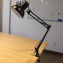 Настольная лампа в современном стиле на струбцине Brille 40W MTL-07 Черный Чернігів