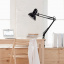 Настольная лампа в современном стиле на струбцине Brille 40W MTL-07 Черный Сумы