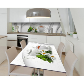 Наклейка 3Д виниловая на стол Zatarga «Целебный чай» 600х1200 мм (Z184933st)