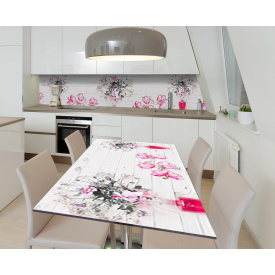 Наклейка 3Д виниловая на стол Zatarga «Натуральный парфюм» 650х1200 мм (Z184110/1st)