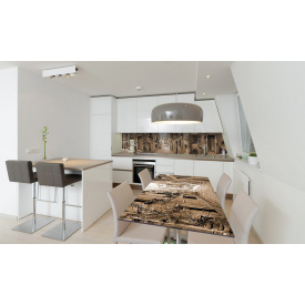 Наклейка на стіл Zatarga "Вуличка" 650х1200мм (Z180309/1st)