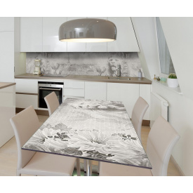 Наклейка виниловая на стол Zatarga "Львы и Город" 650х1200 мм