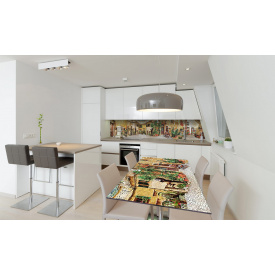 Наклейка вінілова на стіл Zatarga «Самоклеючий Вінтажний Прованс» 650х1200 мм Z180599/1st