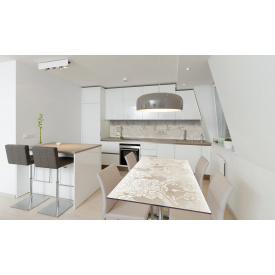 Наклейка виниловая на стол Zatarga «Бежевый Узор» 650х1200 мм Z180341/1st