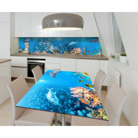 Наклейка вінілова на стіл Zatarga  "Косяки Риб" 600х1200 мм Z181743st