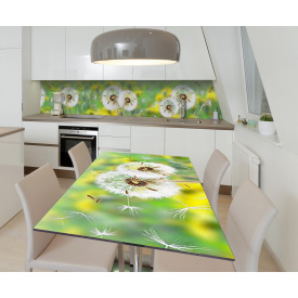 Наклейка виниловая на стол Zatarga "Облетающие Одуванчики" 650х1200 мм