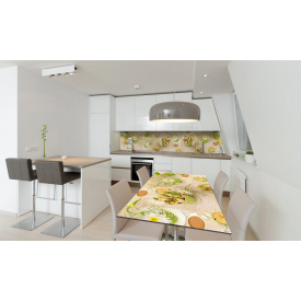 Наклейка вінілова на стіл Zatarga «Яблучний рай» 650х1200 мм Z180572/1st