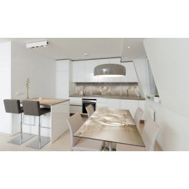 Наклейка вінілова на стіл Zatarga «Ренесанс ліпнина ретро» 650х1200 мм Z180382/1st