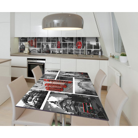 Наклейка виниловая на стол Zatarga "Величие Лондона" 600х1200 мм