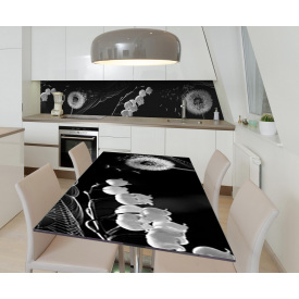 Наклейка виниловая на стол Zatarga "Одуванчик Ландыш" 650х1200 мм