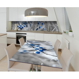 Наклейка 3Д виниловая на стол Zatarga «Забытая черника» 600х1200 мм (Z184515st)