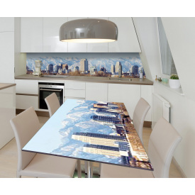 Наклейка вінілова на стіл Zatarga  "Місто Гори" 600х1200 мм Z181748st