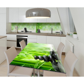 Наклейка виниловая на стол Zatarga "Блики Камни" 650х1200 мм