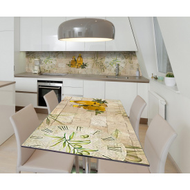 Наклейка вінілова на стіл Zatarga  "Оливки Масло" 600х1200 мм (Z181383st)