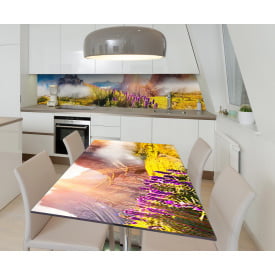 Наклейка виниловая на стол Zatarga "Горы в дымке" 600х1200 мм