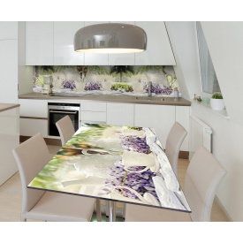 Наклейка виниловая на стол Zatarga "Летнее Чаепитие" 650х1200 мм