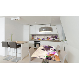 Наклейка вінілова на стіл Zatarga "Лаванда Арома" 600х1200 мм Z180455st