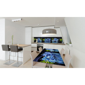 Наклейка вінілова на стіл Zatarga «Сині Проліски» 650х1200 мм Z180856/1st