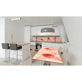 Наклейка вінілова на стіл Zatarga «Квіти Лотоса» 600х1200 мм Z180817st