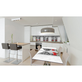 Наклейка вінілова на стіл Zatarga «Вікна» 650х1200 мм Z180857/1st