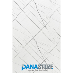 Декоративна стінова панель ПВХ Panastone 1220х2800 мм Sahara White PS-105 Суми