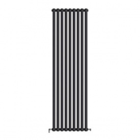 Трубчатый радиатор Ideale Gloria 1 колонна 9 секций 1800x531 черный матовый