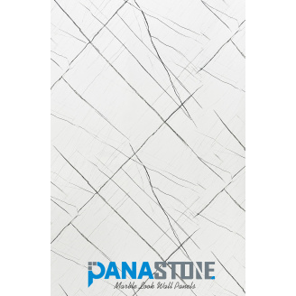 Декоративна стінова панель ПВХ Panastone 1220х2800 мм Sahara White PS-105