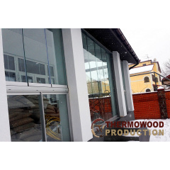 Безрамное подвижное поворотно-складное остекление Tiara Max Шостка