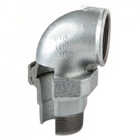 Американка чавунна кутова оцинкована Ø1" ВН (під прокладку) Atusa 09705005