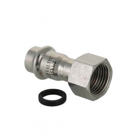 З'єднувач Valtec з накидною гайкою нерж. сталь 28x3/4" (VTi.908.I.002805)