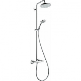 Душова система Hansgrohe Croma Multi 100 з термостатом для ванни хром (27085000)