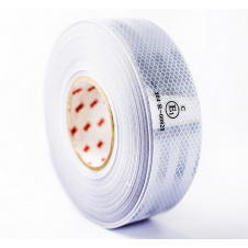 Светоотражающая самоклеящаяся лента 3M 5х500 см Белая (E1-104R-00821-WHITE5)