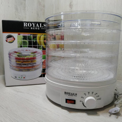 Сушарка для овочів та фруктів Royals Berg електрична 800W Стрий