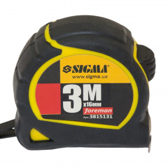 Рулетка Foreman 3м×16мм SIGMA (3815131) Черкассы