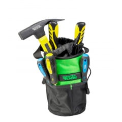 Сумка для инструментов цилиндрическая MASTERTOOL 220х145 мм 1680 DEN 10 карманов усиленное дно 79-1937 Луцк