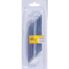 Ключ шестигранный MASTERTOOL CrV 3.0 мм 20-98 мм 10 шт 75-0003 Кропивницкий