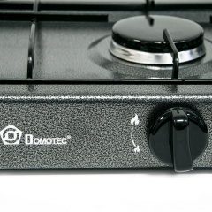 Газовая плита таганок настольная Domotec MS-6602 2 конфорки Серый Гуляйполе