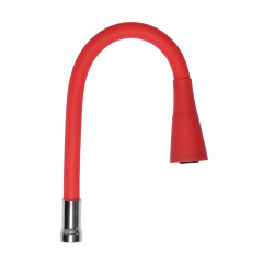 Гусак (Излив) силиконовый ZERIX SPS-02 RED Нежин