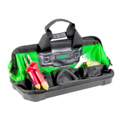 Сумка для инструментов MASTERTOOL 460х250х300 мм 1680 DEN 8 карманов пластиковое дно 79-1918 Київ