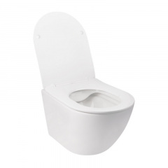 Набір Qtap Інсталяція 3 В 1 Nest Qt0133M425 З Панеллю Змиву Круглою Qt0111M11111Sat + Унітаз З Сидінням Jay Qt07335176W Чернігів