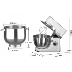 Міксер-тестоміс планетарний BOMA BM-801 з металевою чашею 7L 1600W White (3_01589) Нововолинськ