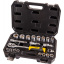 Набор насадок торцевых MASTERTOOL CrV 1/2" 10-32 мм трещотка 72Т 21 шт кейс 78-4021 Хмельницкий