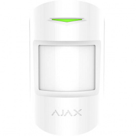 Бездротовий датчик руху Ajax MotionProtect Plus, Jeweller, 3V CR123A, білий