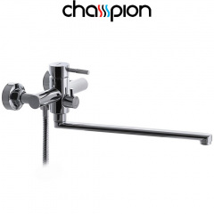 Смеситель для ванны длинный нос Champion Sus-006 EURO Chrome, (хромированная нержавеющая сталь) Хмельницкий