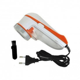 Машинка для видалення катишків електрична із запасним лезом Cronier CR-208 5 Вт Білий/Помаранчевий