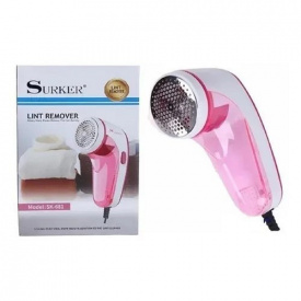 Машинка для видалення катишків Surker Sk-681 з USB-шнуром 3 Вт Рожевий/Білий