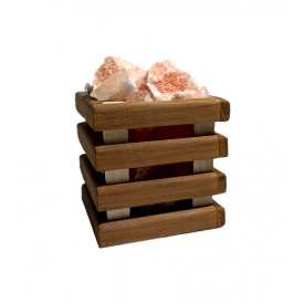Гімалайська сіль для лазні та сауни липа PRO Кубик ТЕРМО 4,5 кг 17х17х17 см